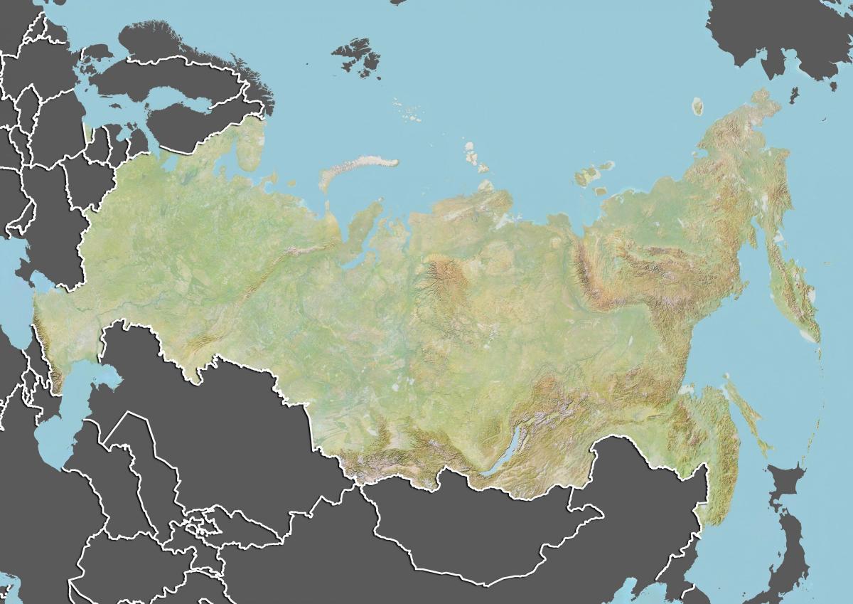 kart over Kasakhstan geografi