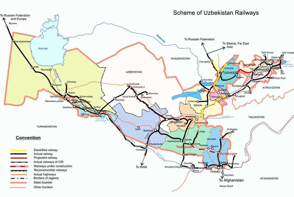 Kasakhstan tog kart
