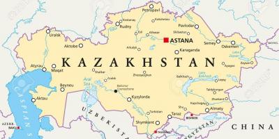 Kart over astana Kasakhstan